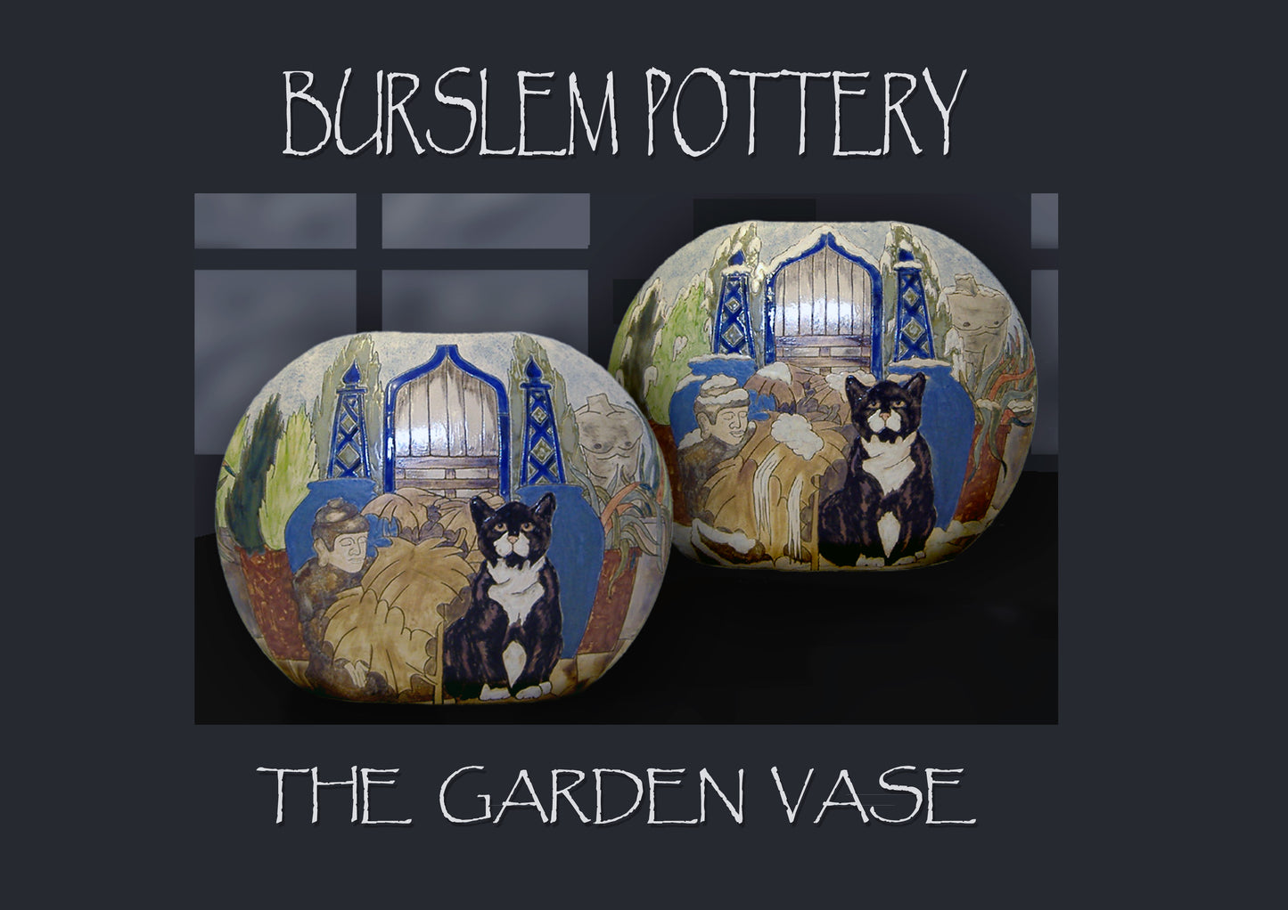 Commission vase The Garden