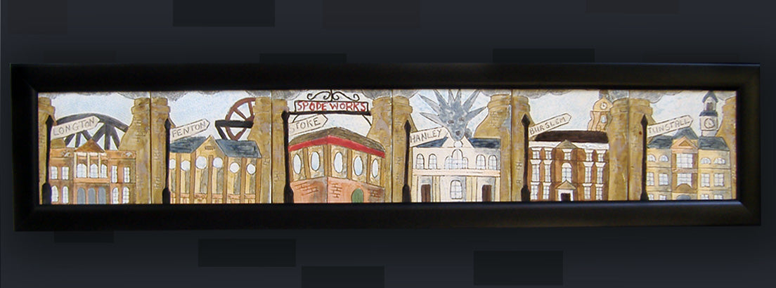 Six towns framed tile