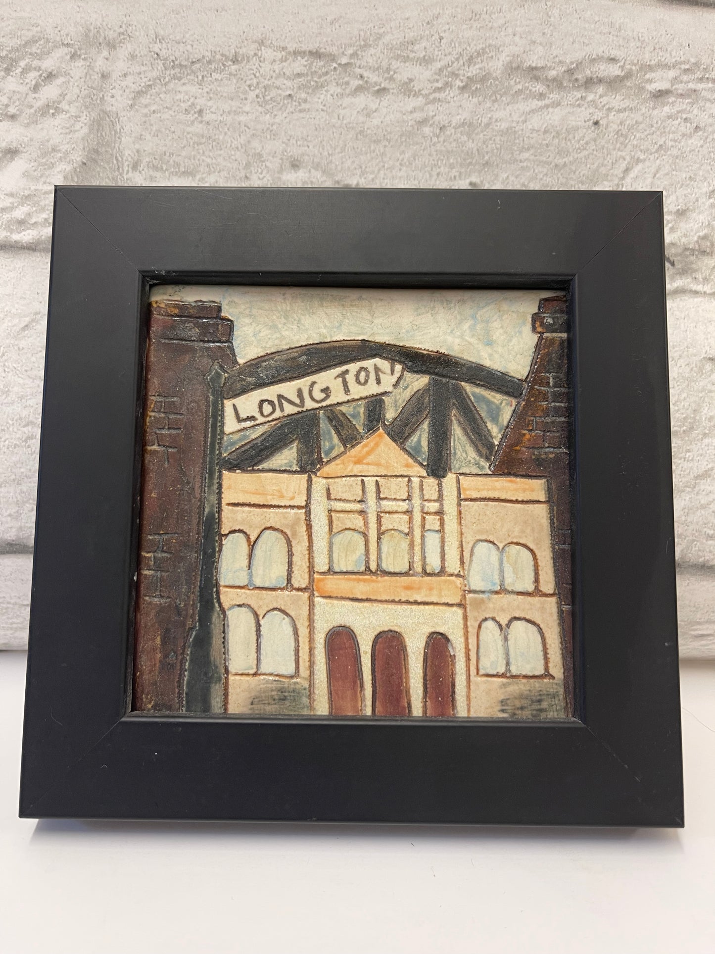 Longton framed coaster