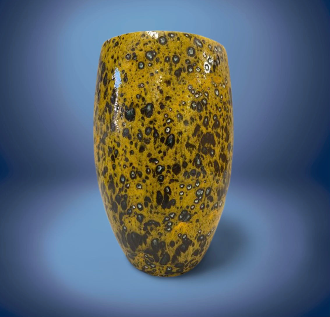 Mustard Paradievogel glaze effect