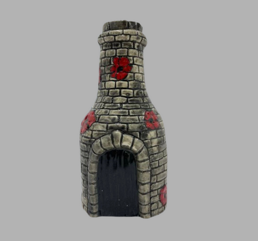 Bottle kiln large 22cm Poppy design