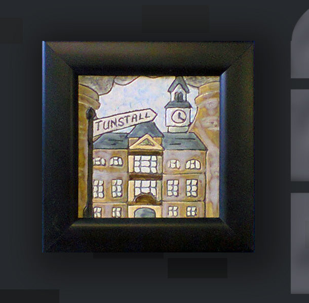 Tunstall framed coaster