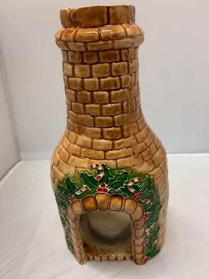 Bottle kiln Christmas design large 22cm
