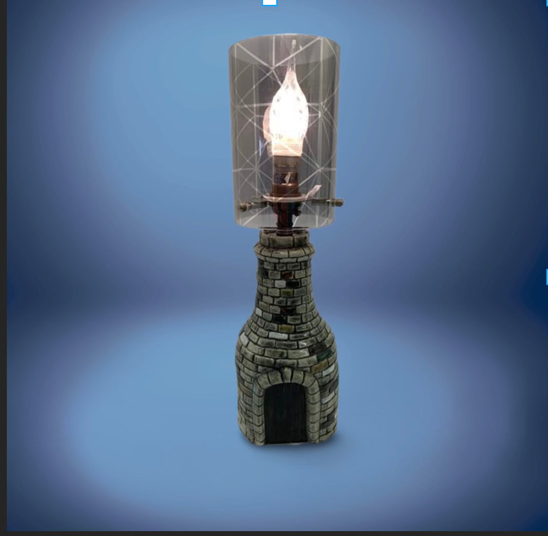 Bottlekiln lamp