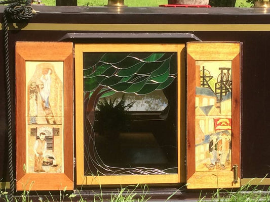 Narrowboat tiles commission